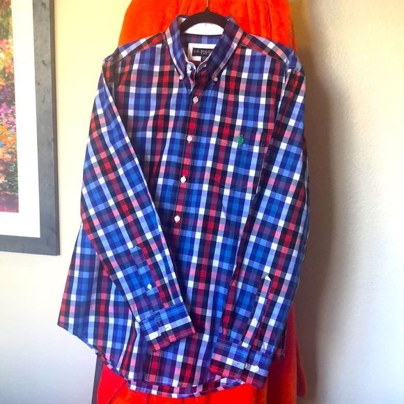 U.S. Polo Assn. Other - #29 NWOT Bright Plaid Button Down Dress Shirt